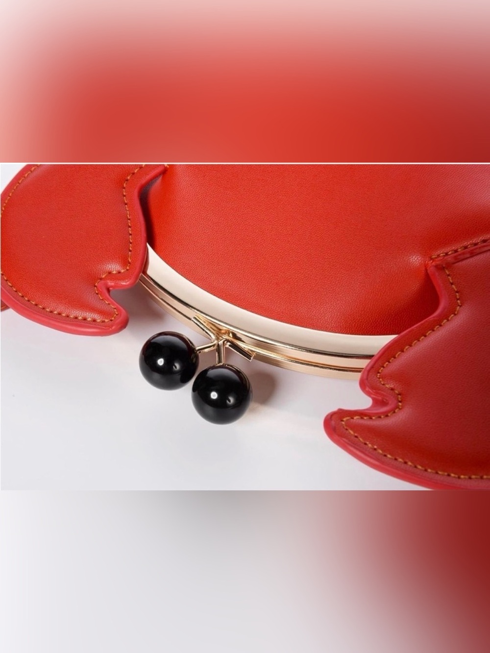 ๐ฆNWT QZUnique Red Crab Novelty Crossbody Bag Handbag Purse ๐ฆ - Picture 6 of 10